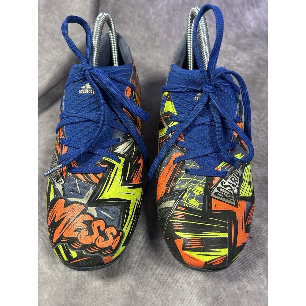 Adidas Nemeziz Messi .3 FG EH0591 Soccer Cleats Men's Size 7 Blue Multi